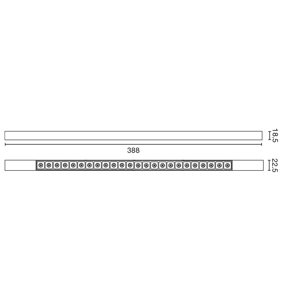 Потолочный светильник NESO POINT-24 2700K 12 GRADOS черный CASAMBI Faro