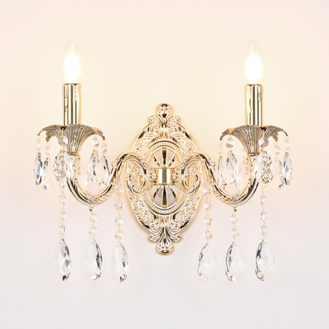 Бра с хрустальными подвесками AL7901B10/2/175 A GW Bohemia Ivele Crystal