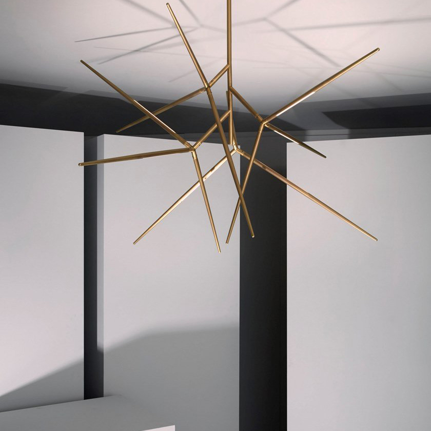 Потолочная люстра FLASK Black by ImperiumLoft