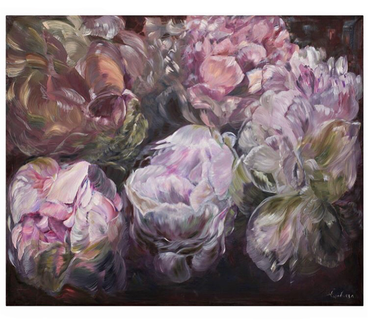 Холст "Пионы" Garda Decor 89VOR-AQUARELLE18