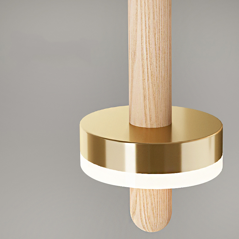 Подвесной светильник FALKA MORE B Gold Планка by ImperiumLoft