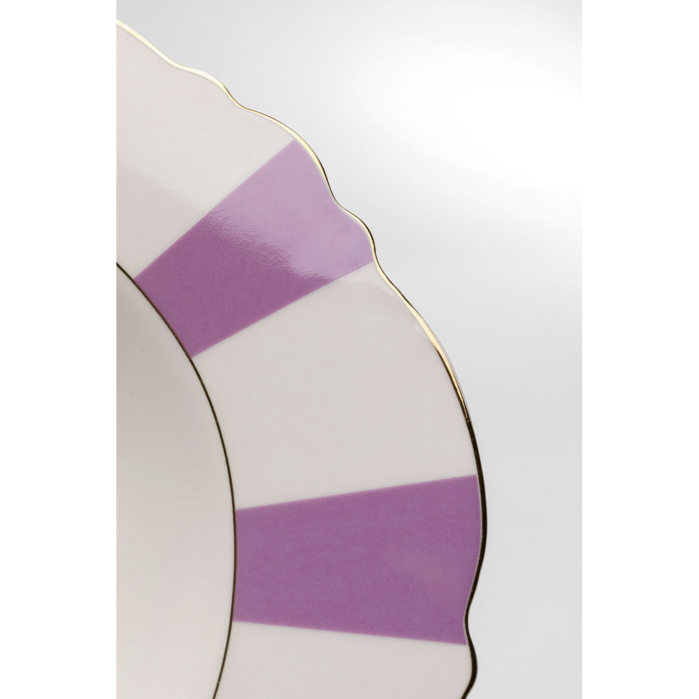 Тарелка Deep Harlequin Purple Ø23cm KARE 56990