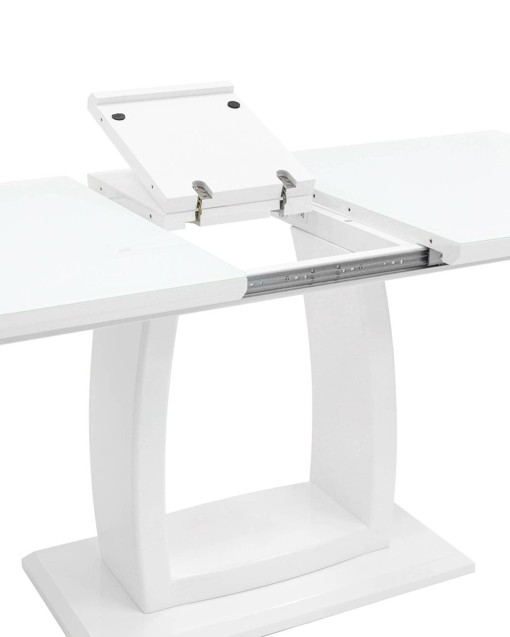 Стол обеденный Орлеан раскладной 140-170*80 глянцевый белый Stool Group