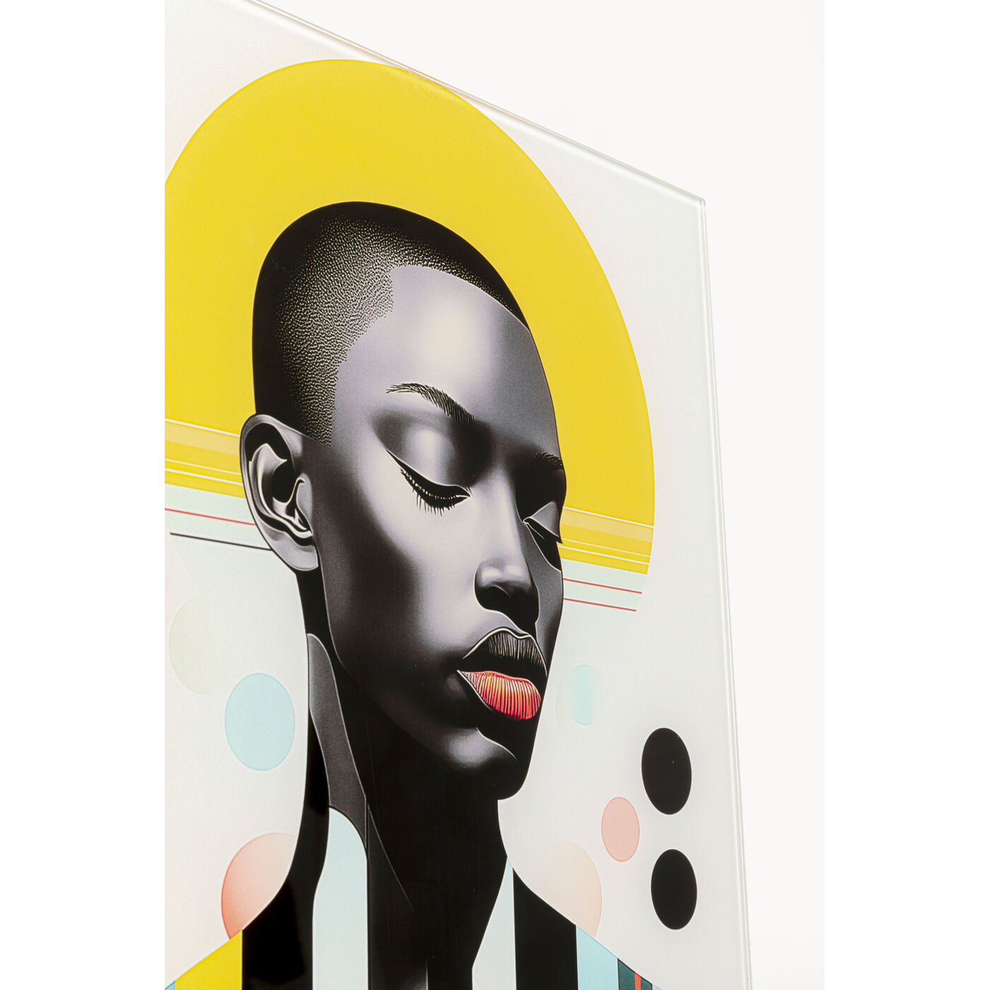 Картина стеклянная Muse Retro Lady 30x40cm (2/Set) KARE 57837