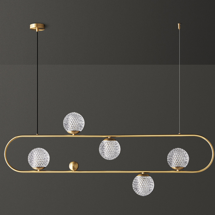 Подвесной светильник HOOP LONG LUX by ImperiumLoft