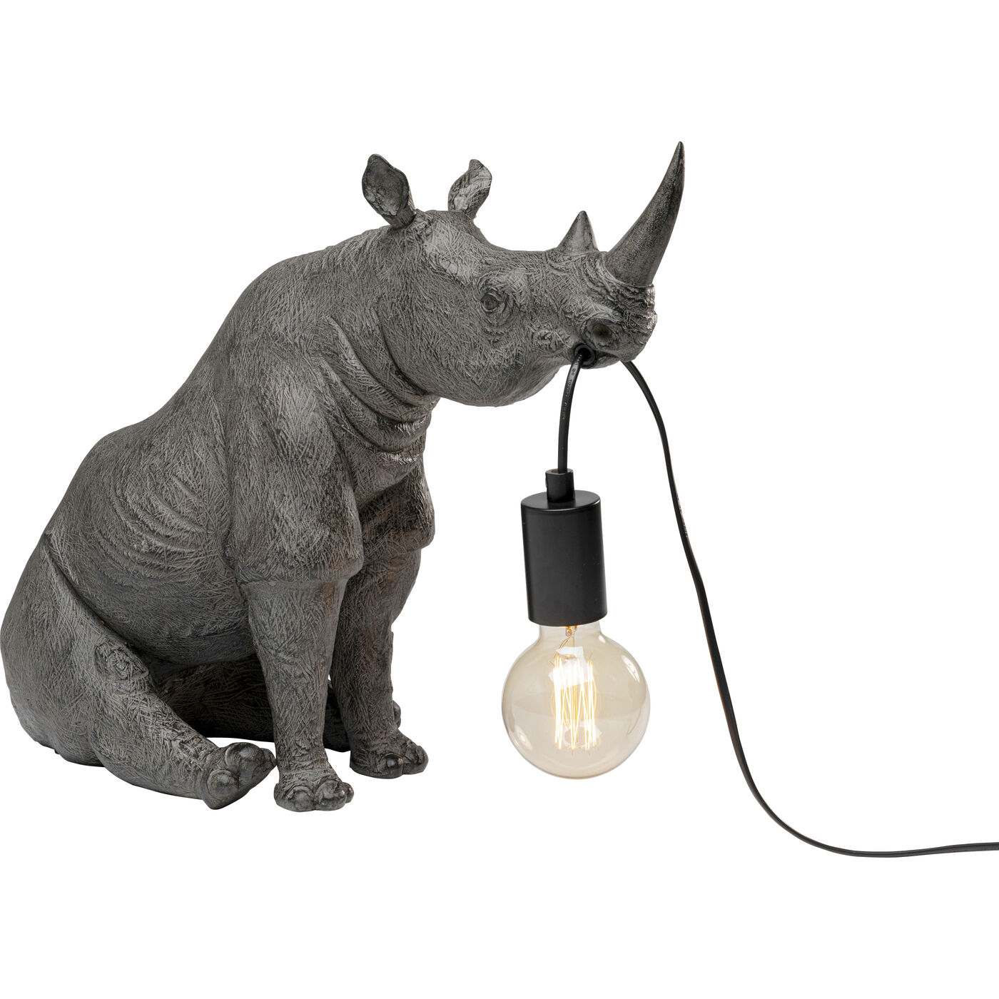 Светильник настольный Sitting Rhino 42cm KARE 57739