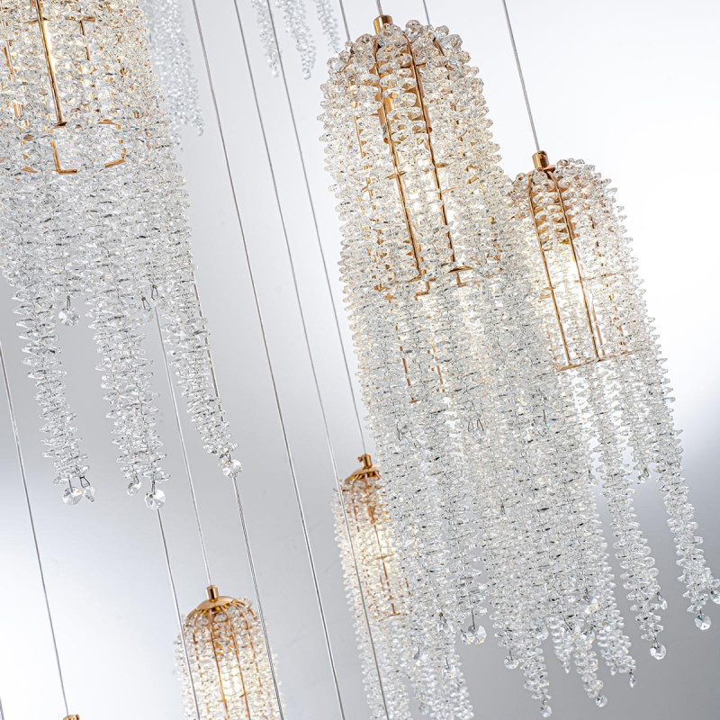 Каскадная люстра MODELUX ML.6688.25 GD