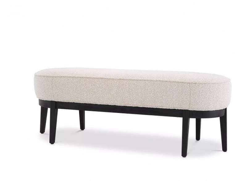 Скамья Eichholtz Jarrett bouclé cream 116230