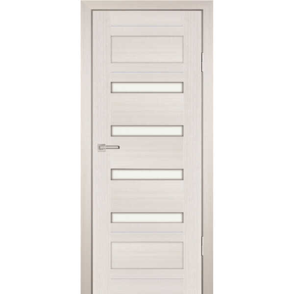 Межкомнатная дверь Graf PS-36 белый сатинат ЭшВайт Мелинга (2000 х 900)