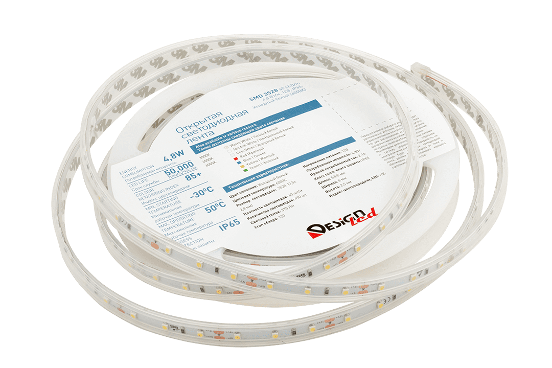 Лента светодиодная DesignLed DSG360-12-W-65