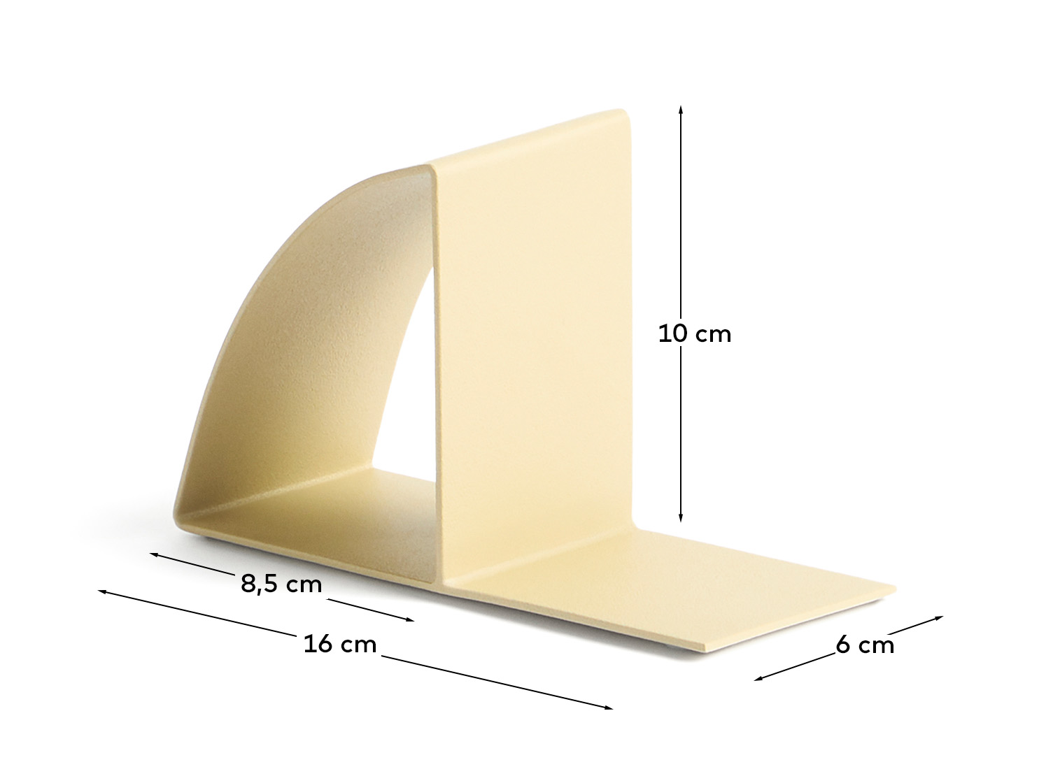 Подставка для книг Mistra бежевого цвета из железа La Forma 447934