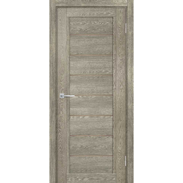 Межкомнатная дверь Graf ТЕХНО-808 бронза сатинат Гриджио (1900 х 600)