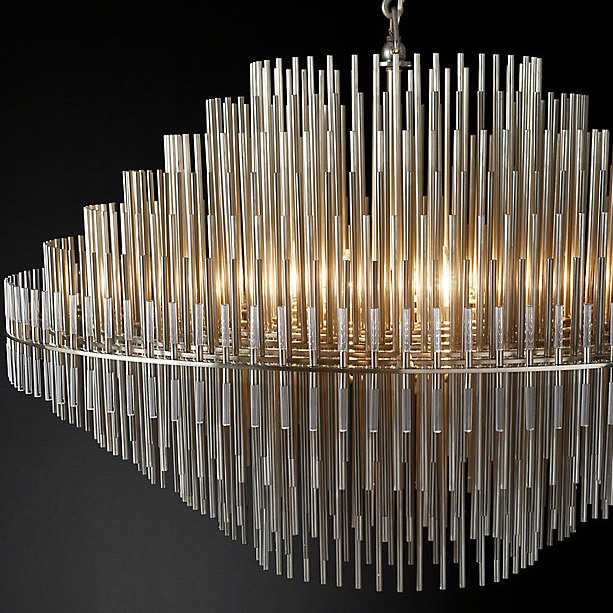 Люстра Restoration Hardware Emile Round 42" Burnished Brass