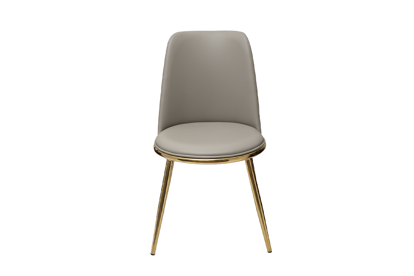 Стул экокожа бежевая/золото Garda Decor 76AR-24005