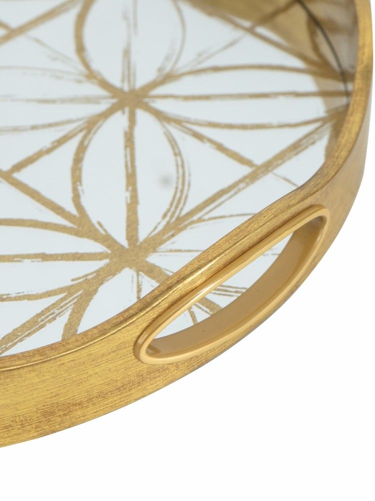 Подносы с зеркальной поверхностью, набор Glasar 86755