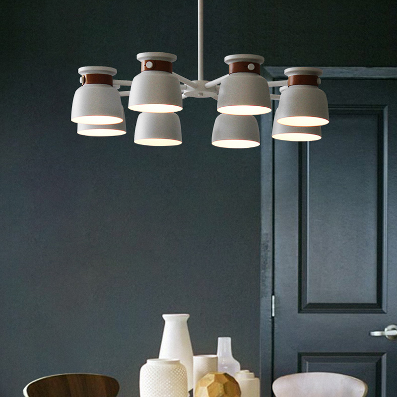 Люстра на штанге LOOP L6 Black by ImperiumLoft