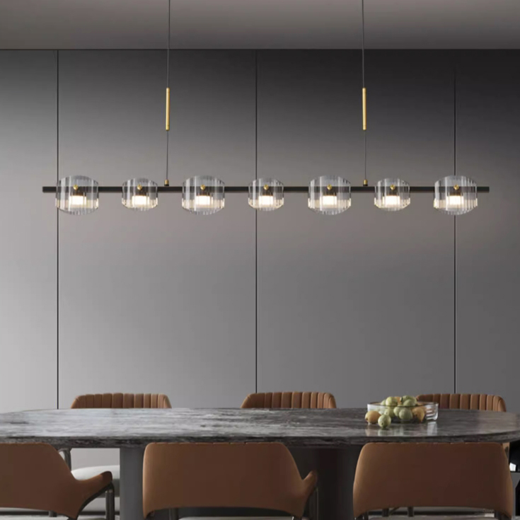 Подвесной светильник NICOLETTA D LONG L130 Black by ImperiumLoft