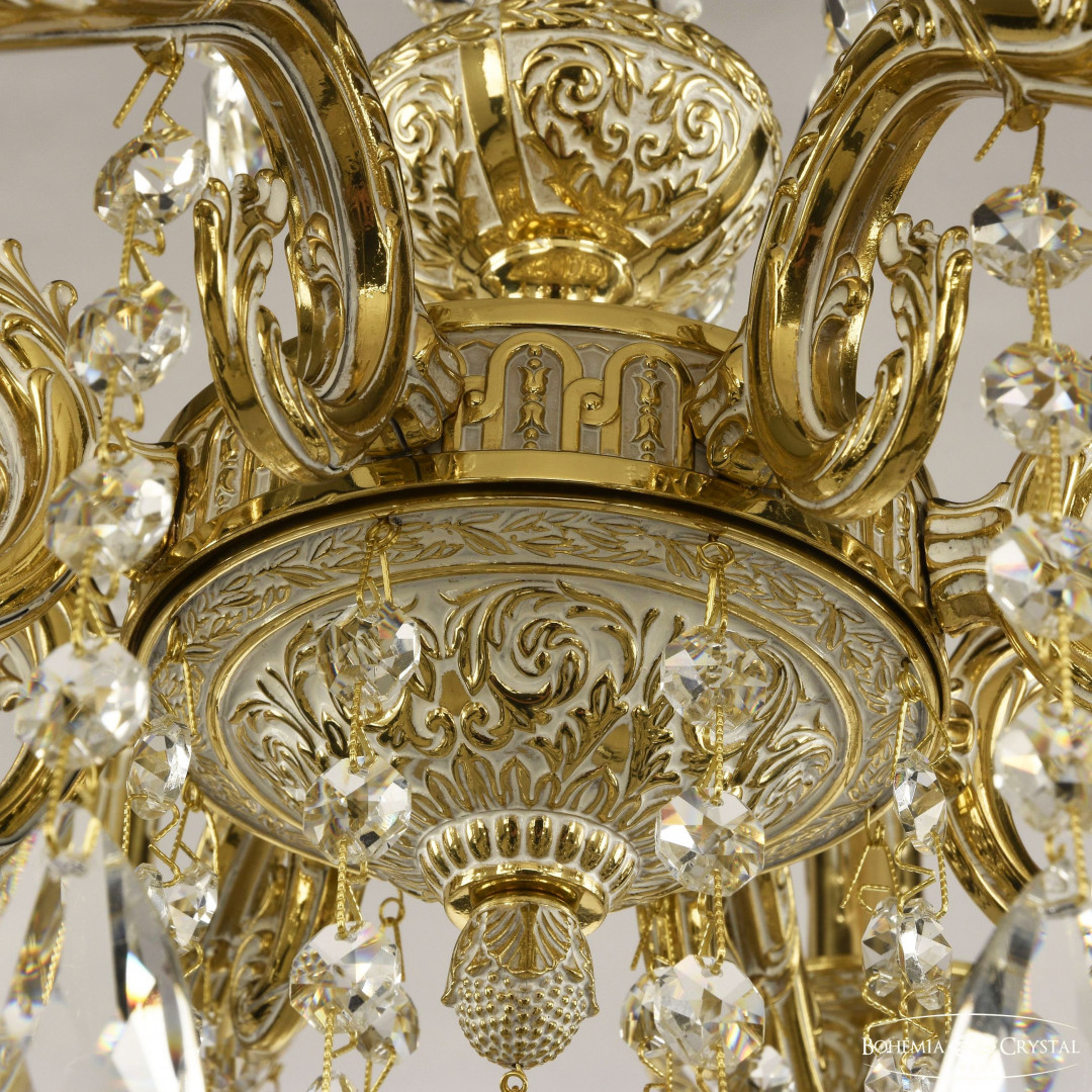 Люстра бронзовая с хрусталём 71202/8/175 A GW