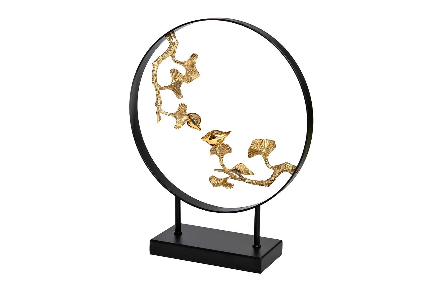 Статуэтка "Листья с двумя золотыми птичками" Garda Decor 55RD3986