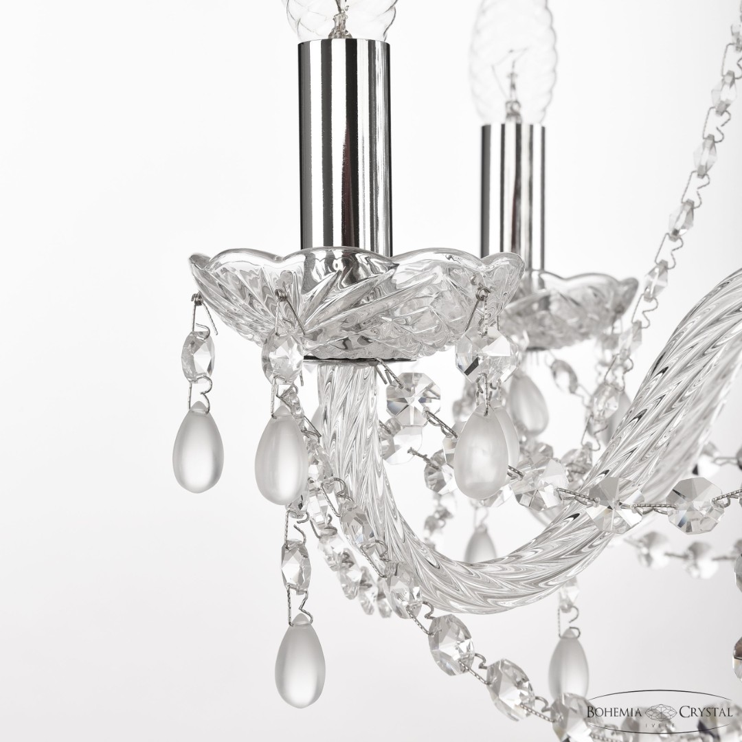 Люстра хрустальная 112/6/165 Ni V7010 Bohemia Ivele Crystal