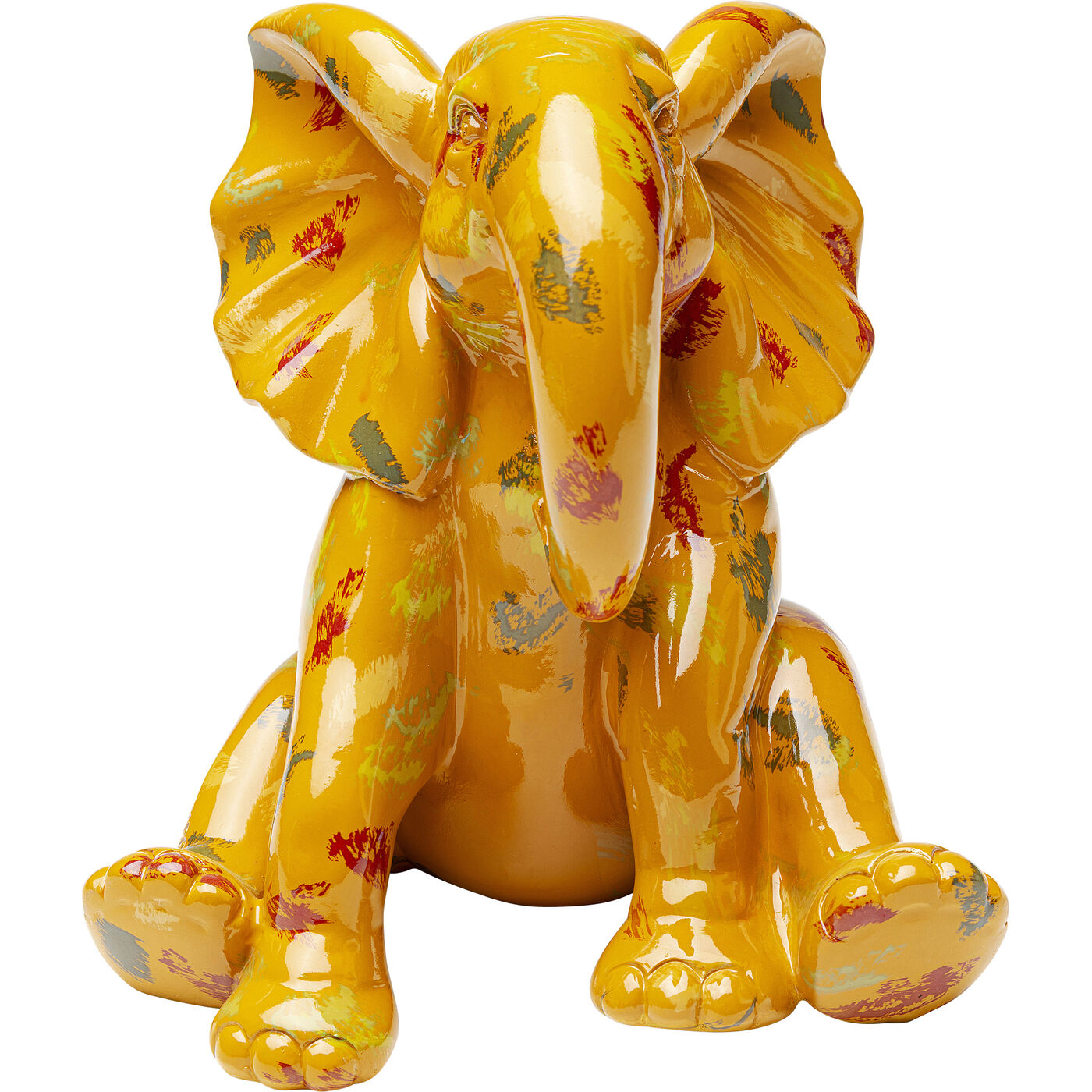 Фигура декоративная Elephant Dots Yellow 18 см KARE 56173