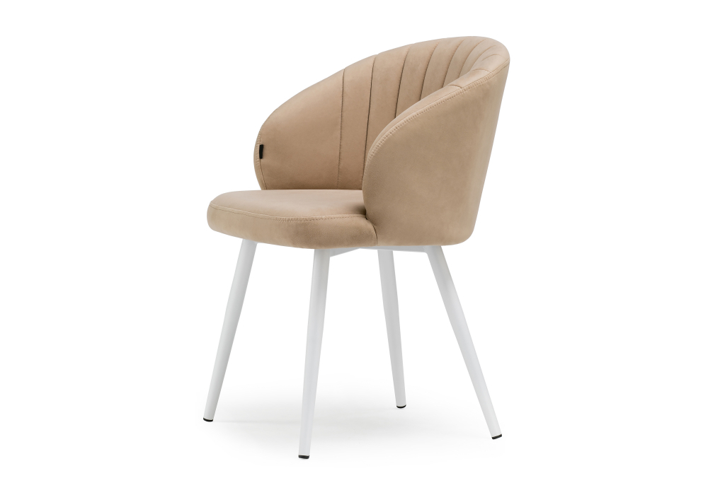 Стул Woodville Бэнбу velutto 05 / белый 462398