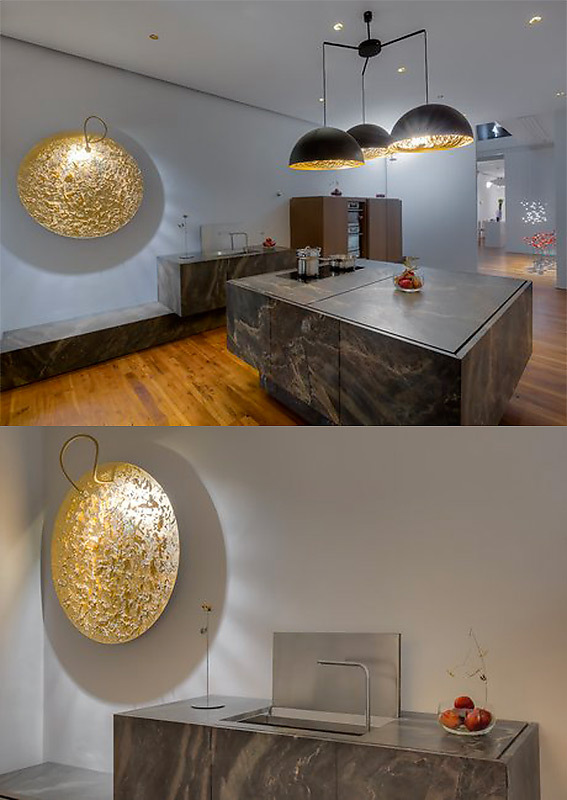 Настенный светильник Catellani & Smith Luna Piena gold