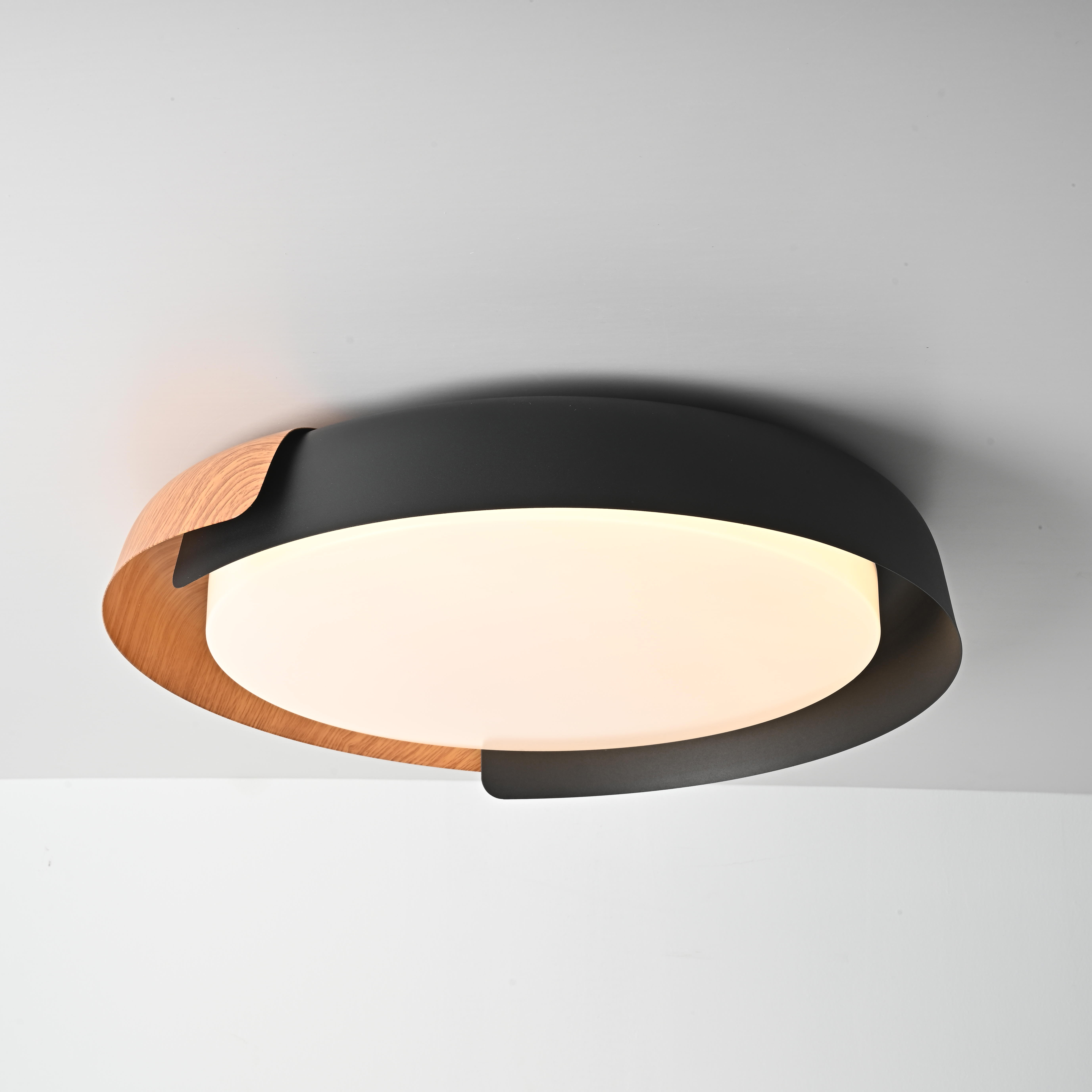 Потолочный Светильник Adda Black/Wood By Imperiumloft