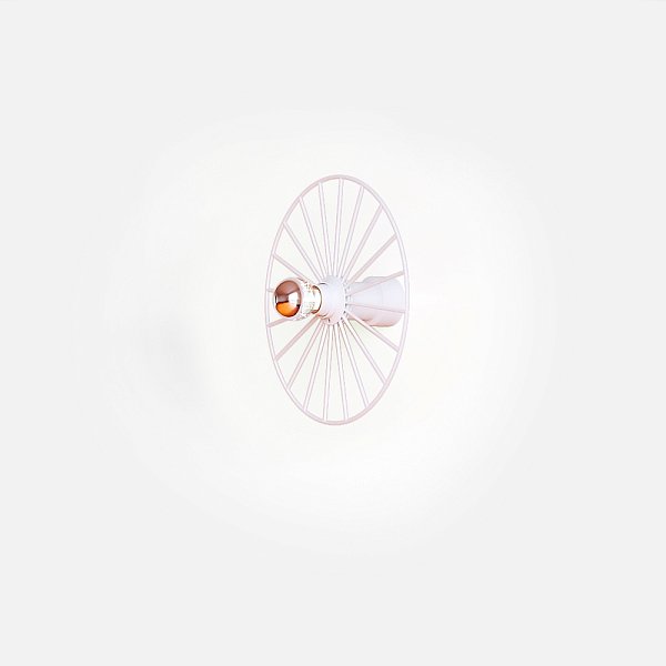 Бра Wheel 30 cm белый + цоколь 5 cm белый Aromas del Campo