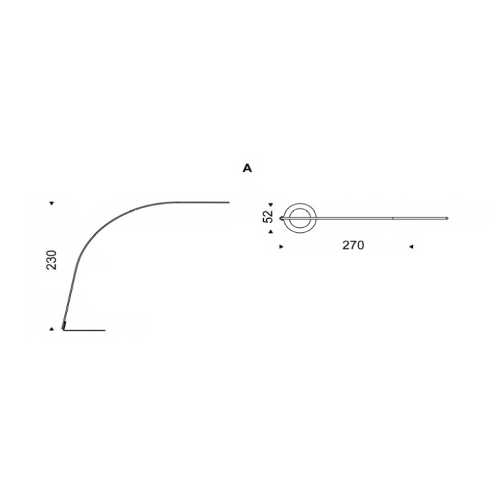 Торшер Cattelan Italia Lampo graphite