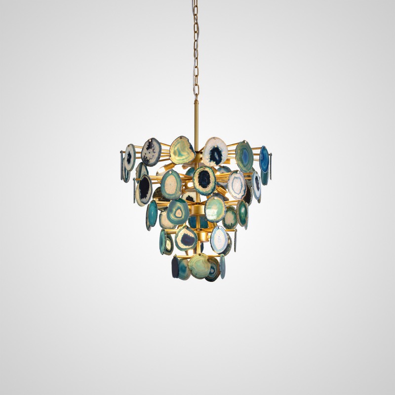 Подвесная люстра AGATE D60 Blue by ImperiumLoft
