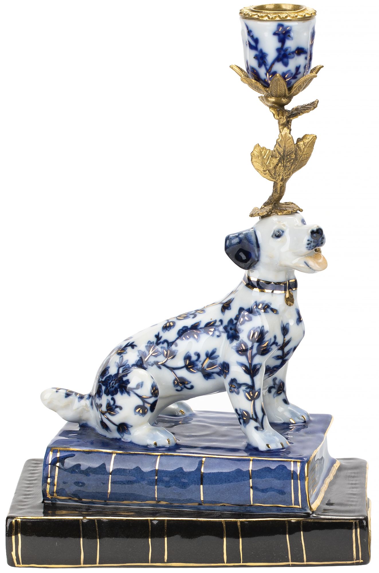 Подсвечник Собачка, отрит вправо предмет Glasar F1349EH/1/QEN396G