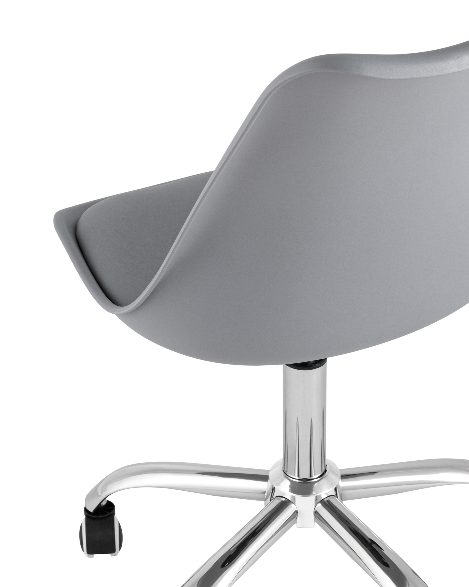Стул офисный BLOK NEW пластиковый серый Stool Group