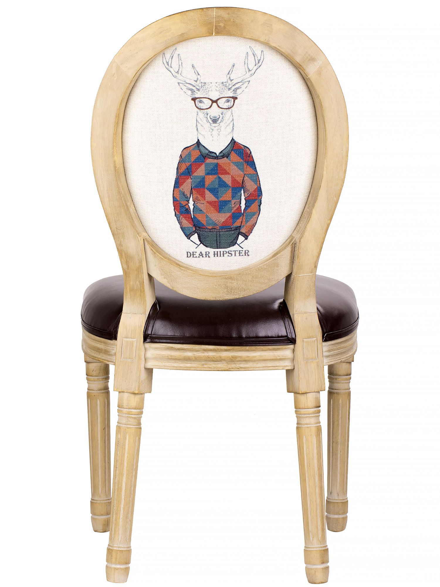 Стул Олень в свитере Glasar 51-048