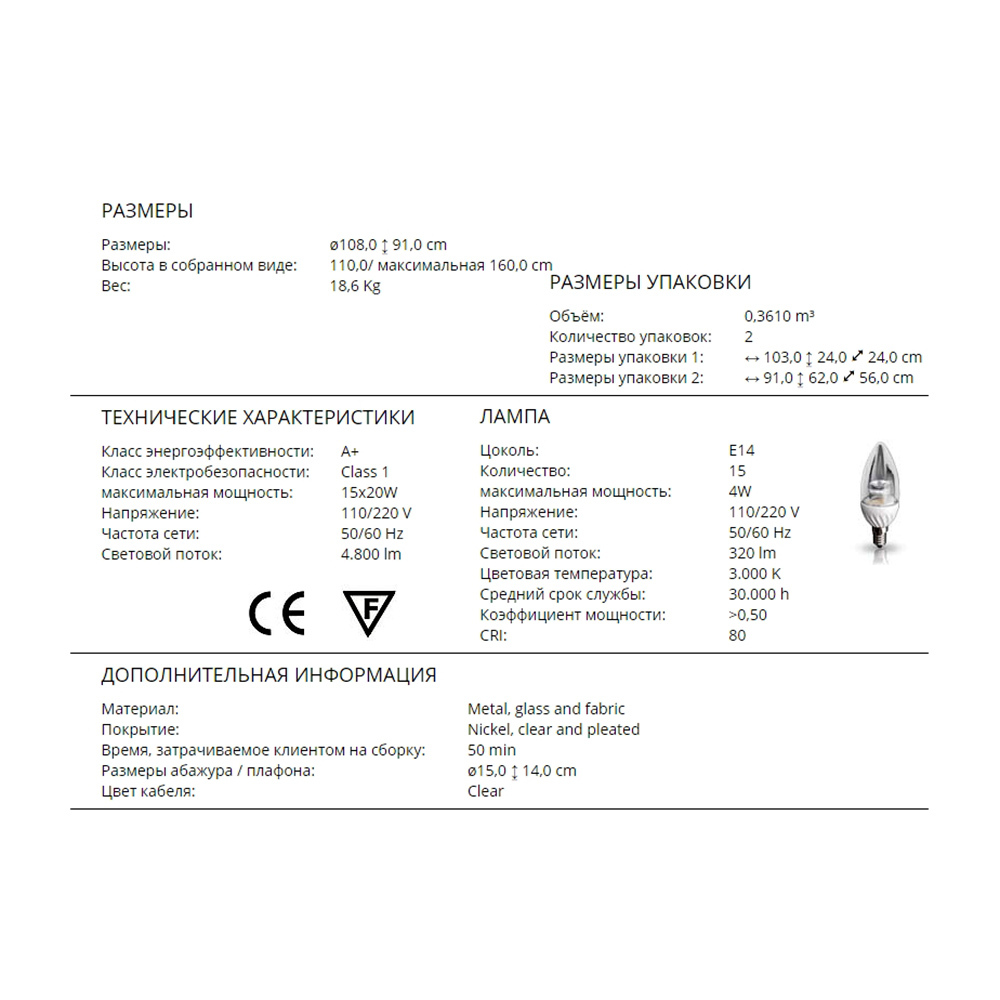 Люстра Schuller Holandesa 682150