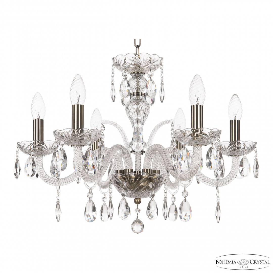 Люстра хрустальная 118/6/195 Pa Bohemia Ivele Crystal