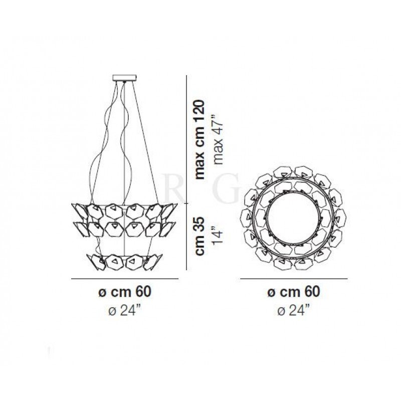 Люстра Vistosi ARAL SP C1