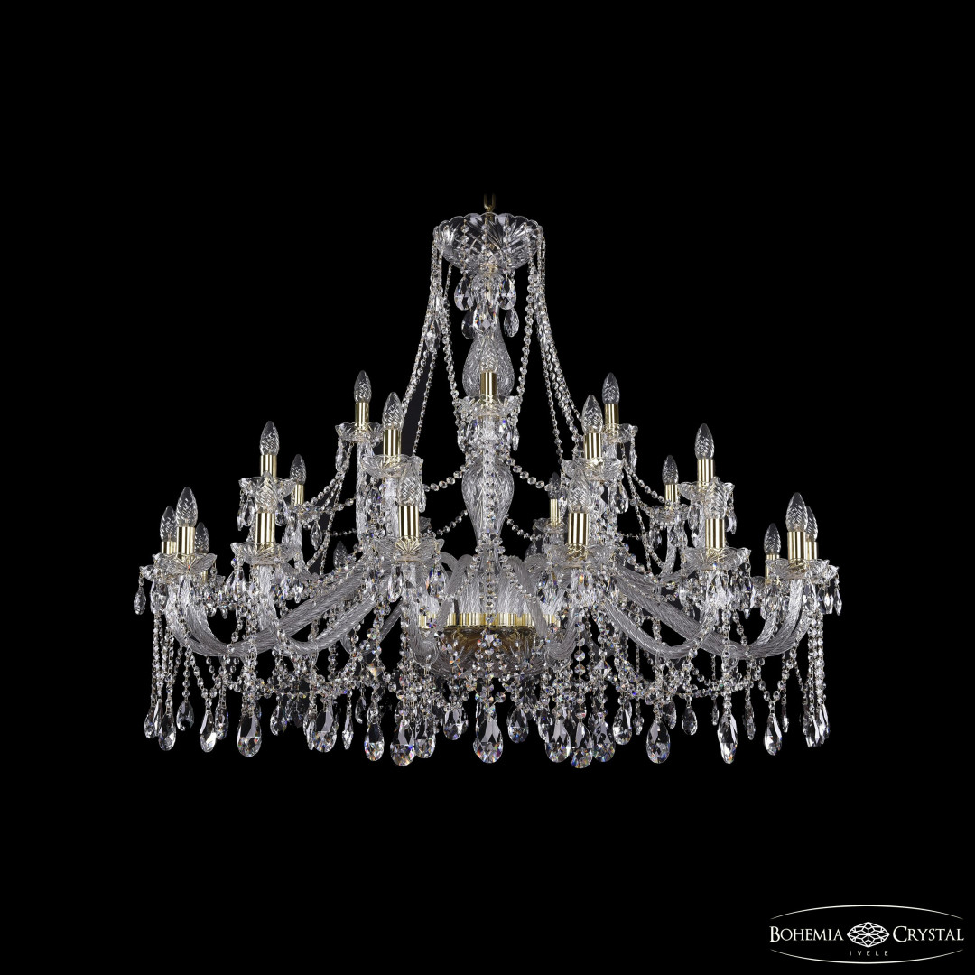 Люстра хрустальная 1413/16+8+4/460 G