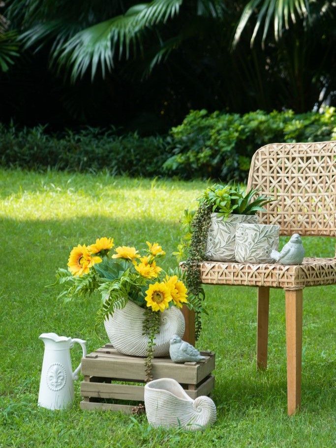 Кашпо Ракушка Glasar C5473