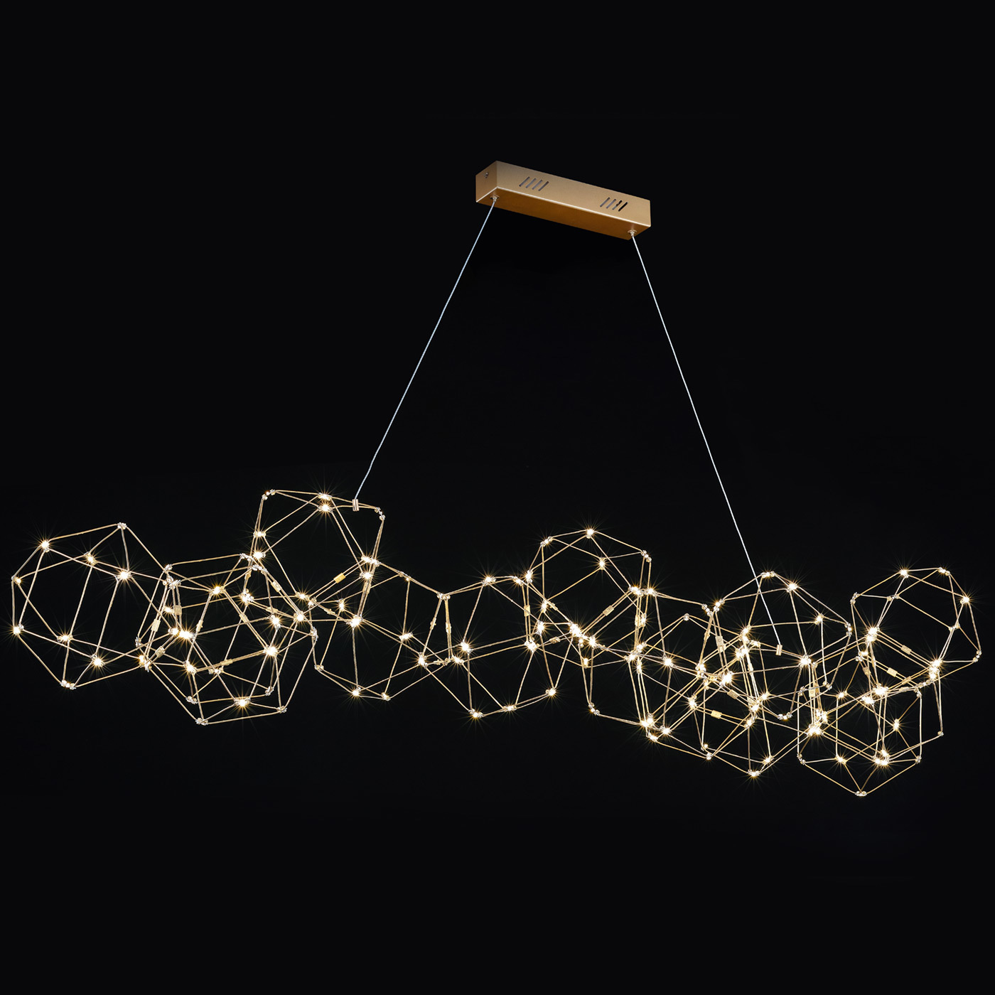 Люстра Delight Collection Lucciola 14A matt gold