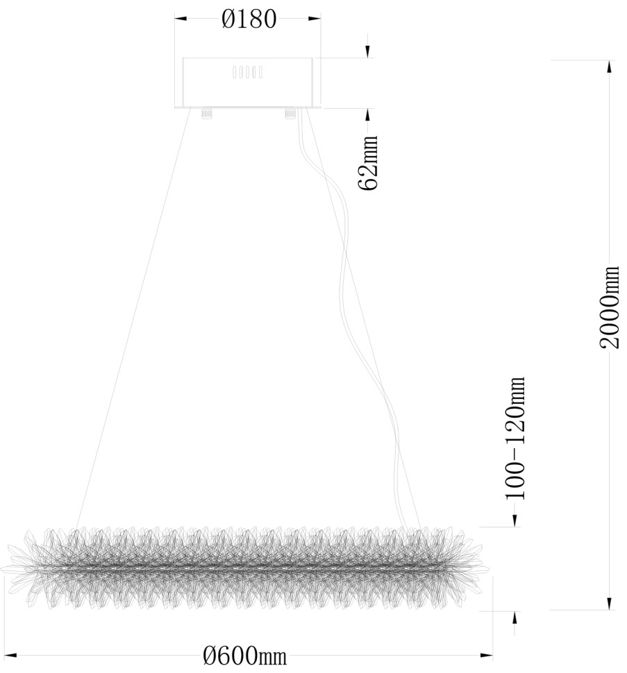 Люстра подвесная Fluorite FL1154-6P