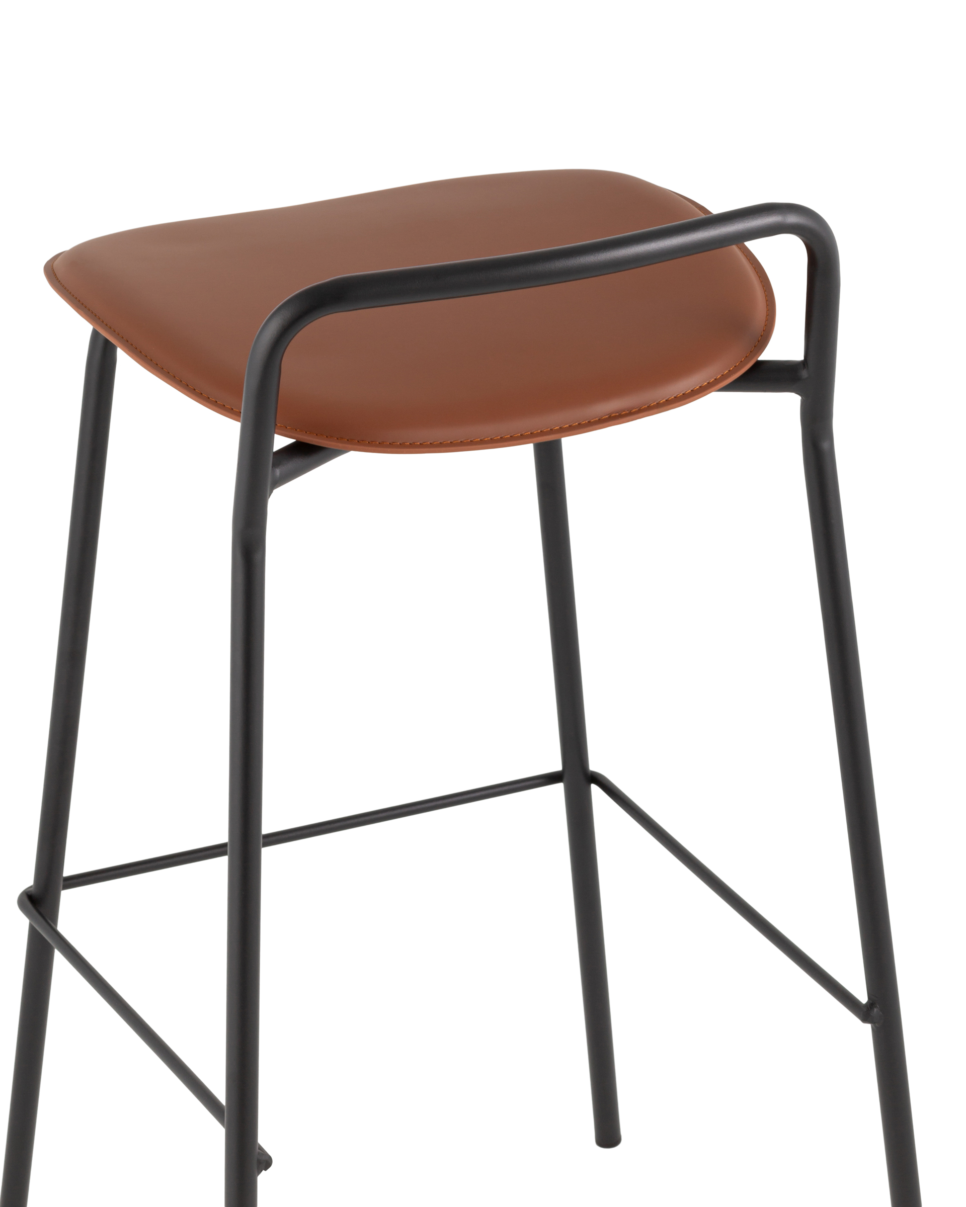 Стул барный Mantis экокожа коричневый Stool Group