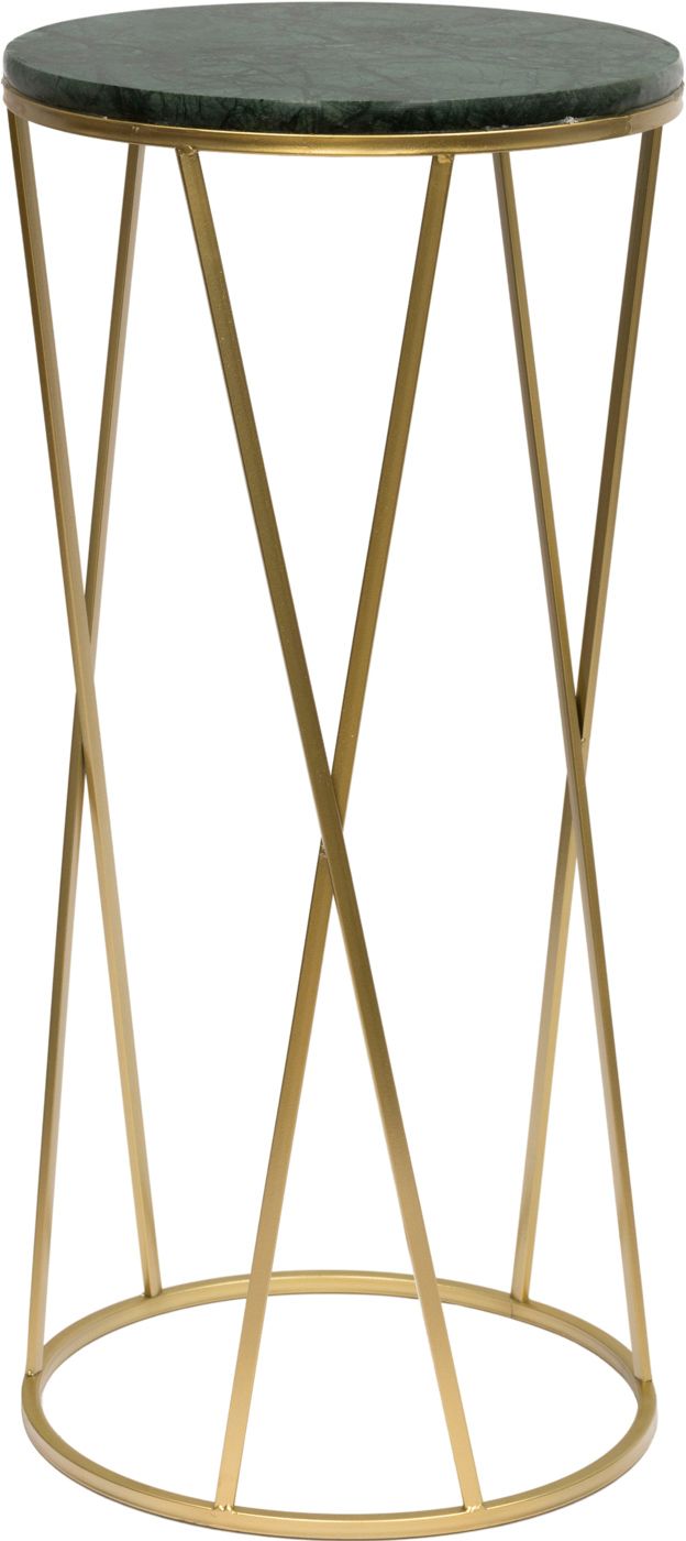 Столик приставной с зеленым мрамором Glasar 54-045