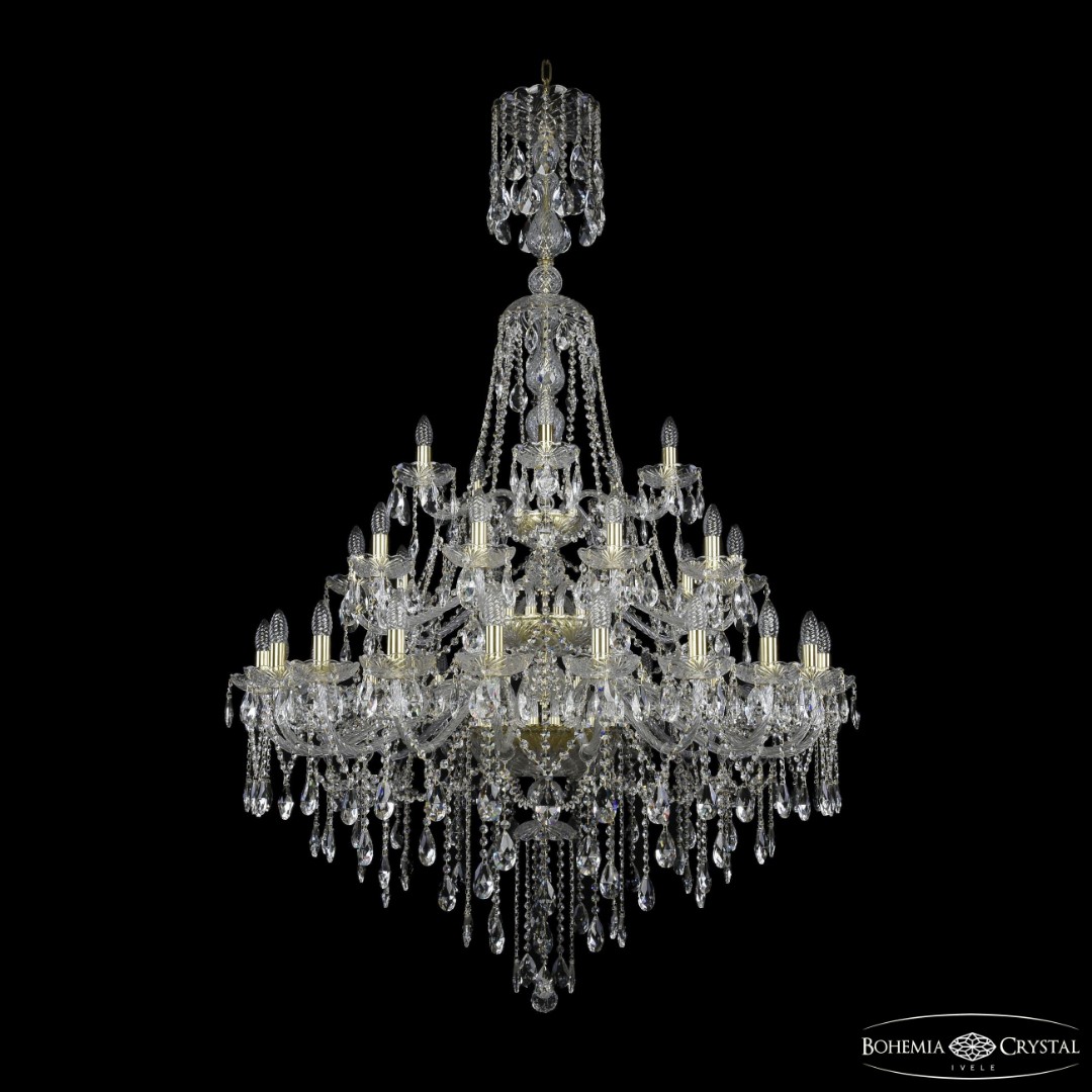 Люстра хрустальная 1415/20+10+5/400/XL-180/3d G