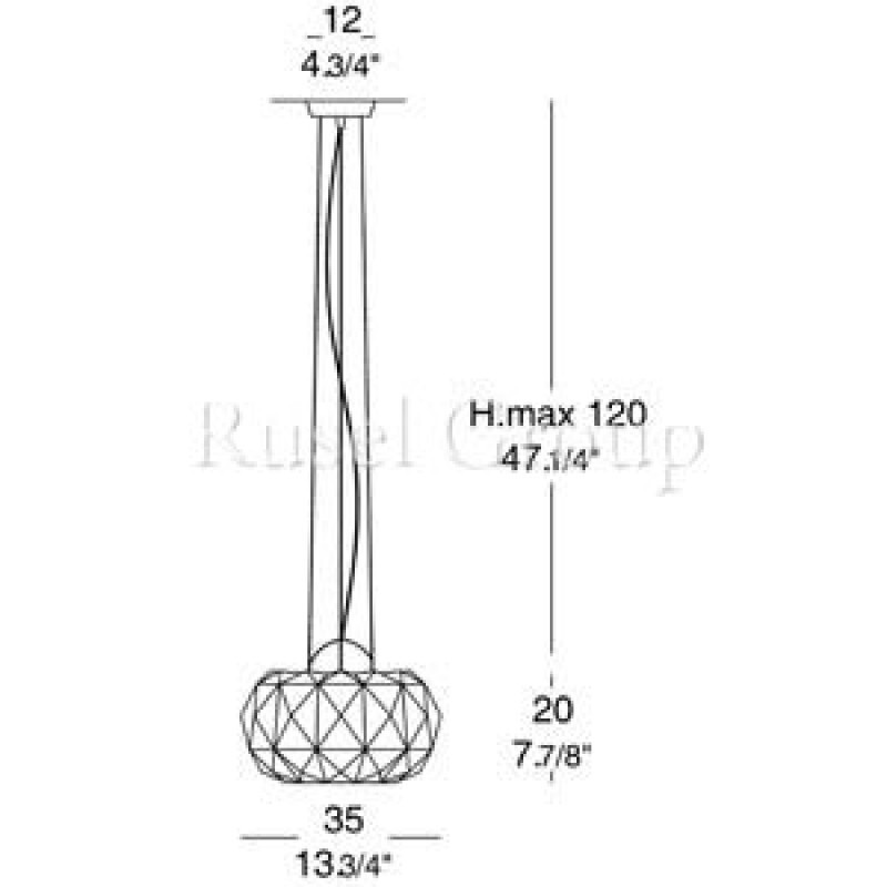 Подвесной светильник Leucos DELUXE S35 (MURANO DUE)