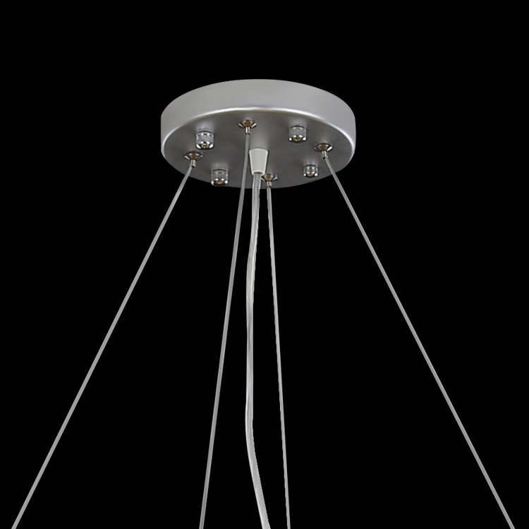 Подвесной светильник Crystal Halo D100 Silver by ImperiumLoft