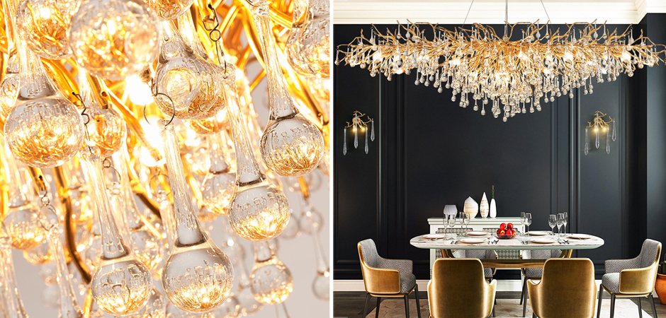 Люстра Droplet Chandelier Oval L160 By Imperiumloft