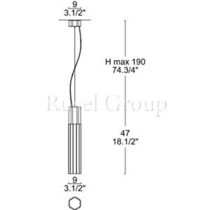 Подвесной светильник Leucos REED S90 (MURANO DUE)