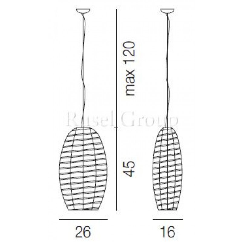 Подвесной светильник Vistosi YUBA SP 26