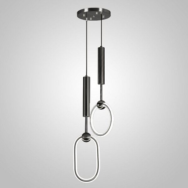 Подвесной светильник FINNUR B DUO B Black by ImperiumLoft